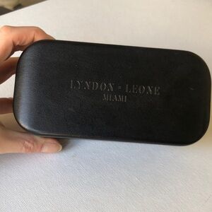 Lyndon Leone hard case for sunglasses in black